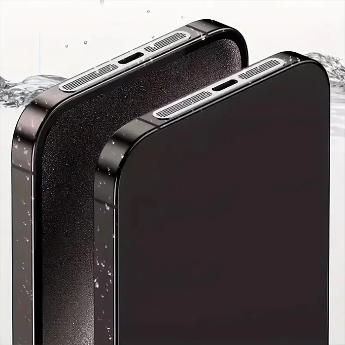 Ally iPhone 15 Plus İçin Anti-Dust Toz Ve Kir Önleyici Sticker 2 Adet Set-(5775) - Mor