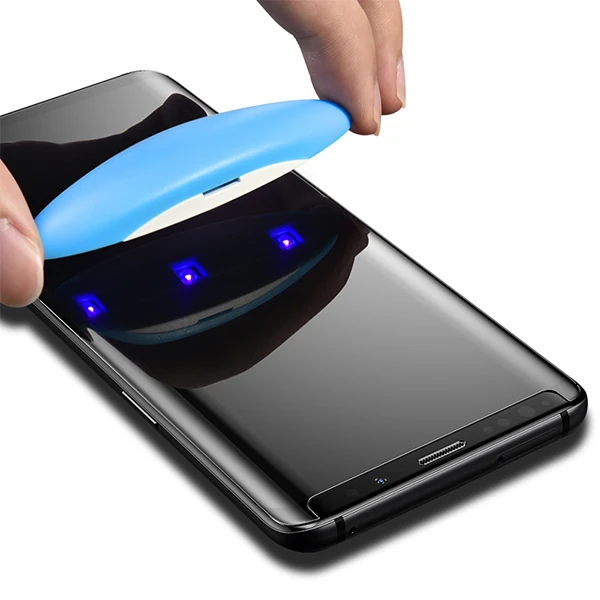 İPhone 11 Pro Full Liquid+Uv Işık 3D Kırılmaz Cam Ekran Koruyucu iPhone XS-X-(5775) - Şeffaf 2