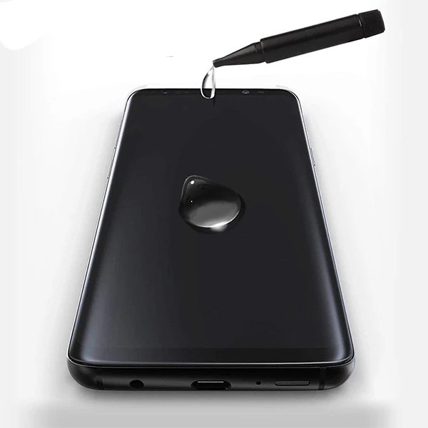 İPhone 11 Pro Full Liquid+Uv Işık 3D Kırılmaz Cam Ekran Koruyucu iPhone XS-X-(5775) - Şeffaf 2