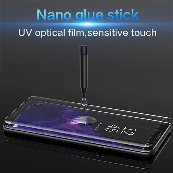 İPhone 11 Pro Full Liquid+Uv Işık 3D Kırılmaz Cam Ekran Koruyucu iPhone XS-X-(5775) - Şeffaf 2