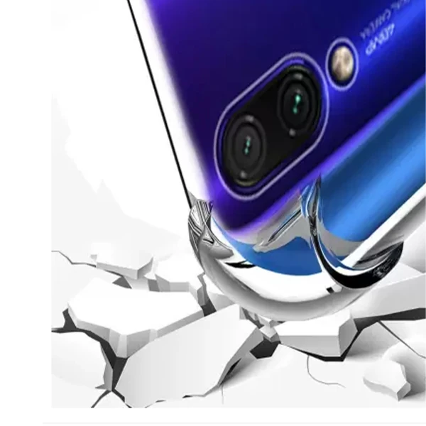 Xiaomi Redmi 7/Y3 Anti-Drop Darbe Emici Silikon Kılıf-(5775) - Siyah