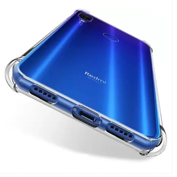 Xiaomi Redmi 7/Y3 Anti-Drop Darbe Emici Silikon Kılıf-(5775) - Siyah