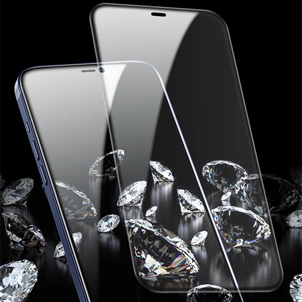 GOR İPhone 12 Mini 5.4  Best Full Tempered Cam Ekran Koruyucu 2Adet+Arka Jelatin-(5775) - Şeffaf 2