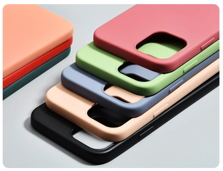 iPhone 12 Mini  5.4 Lansman Kılıf İçi Kadife Soft Silikon Kılıf-(5775) - Siyah