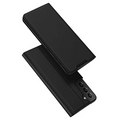 Dux Ducis SM Galaxy S21 Kılıf Kapaklı Flip Cover Kılıf Skinpro Series-(5775) - Siyah
