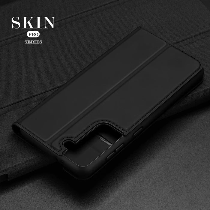Dux Ducis SM Galaxy S21 Kılıf Kapaklı Flip Cover Kılıf Skinpro Series-(5775) - Siyah