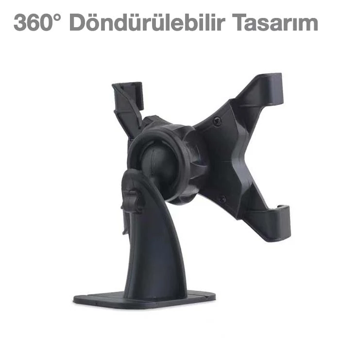ALLY W15L Mini Torpido Üzeri Araç İçi Telefon Tutucu-(5775) - Siyah