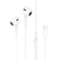 HOCO M111 Max Primero Lightning Kulakiçi Mikrofonlu Kablolu Kulaklık-(5775) - Beyaz