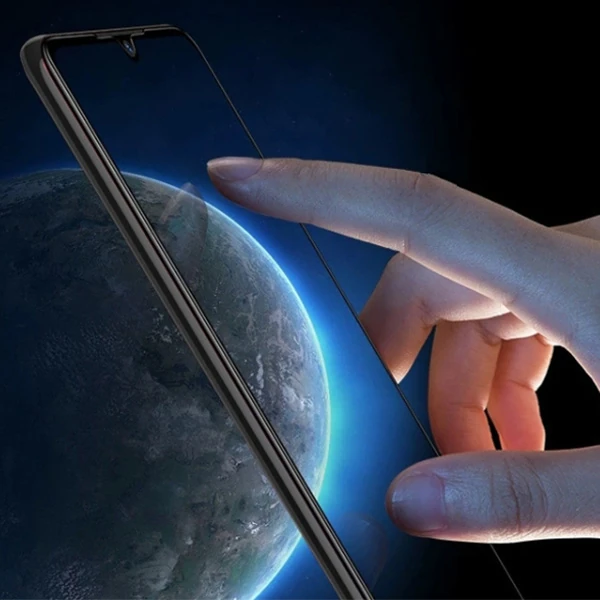 Galaxy Note 10 Lite 9D Full Glue Tempered Cam Ekran Koruyucu-(5775) - Siyah