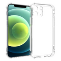 İPhone 12 Pro Max 6.7 Anti-Drop Silikon Kılıf Kamera Korumalı Şeffaf Silikon Kılıf-(5775) - Şeffaf 2