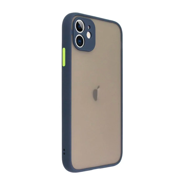 iPhone 11 6.1inç Kamera Korumalı Premium Silikon Kılıf-(5775) - Lacivert