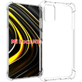 Xiaomi POCO M3 Kamera Korumalı Shockproof Darbe Emici Silikon Kılıf-(5775) - Şeffaf 2