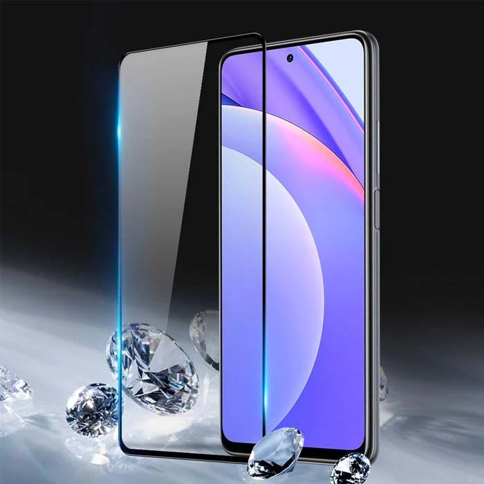 Dux Ducis Full Kaplama Xiaomi Mi 10 Lite Cam Ekran Koruyucu-(5775) - Siyah