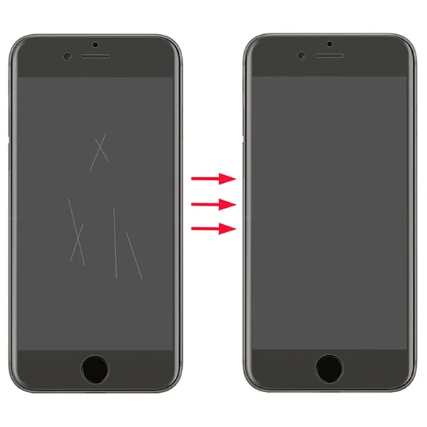 GOR İPhone 8 Plus-7 Plus HD Ekran Koruyucu Jelatin 5 Adet Set-(5775) - Şeffaf 2
