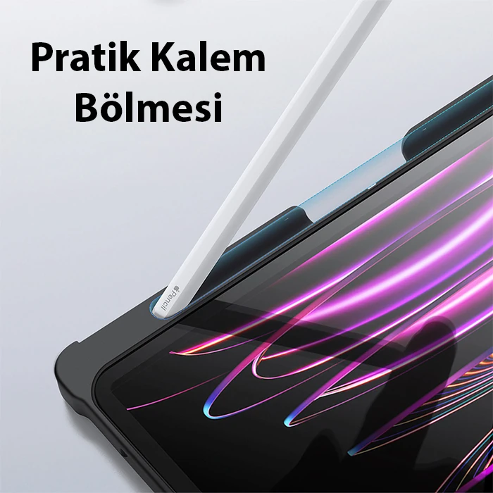 Dux Ducis iPad Pro 12.9 2022/2021/2020 SK Series Kablosuz Bluetooth Klavye Touchpad Kılıf-(5775) - Siyah