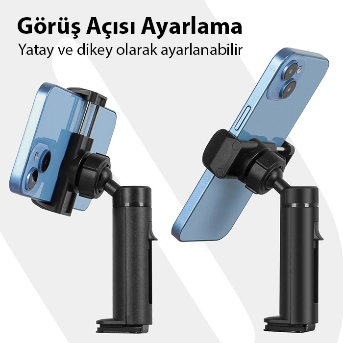 ALLY Masa Koltuk Klipsli Telefon Tutucu Stand-(5775) - Siyah