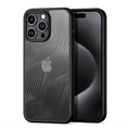 Dux Ducis iPhone 15 Pro Max Aimo Series Premium Buzlu Sert PC-TPU Kılıf-(5775) - Siyah