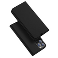 Dux Ducis iPhone 13 Pro Max 6.7inç Kılıf Kapaklı Flip Cover Kılıf SkinPro Series-(5775) - Rose Gold