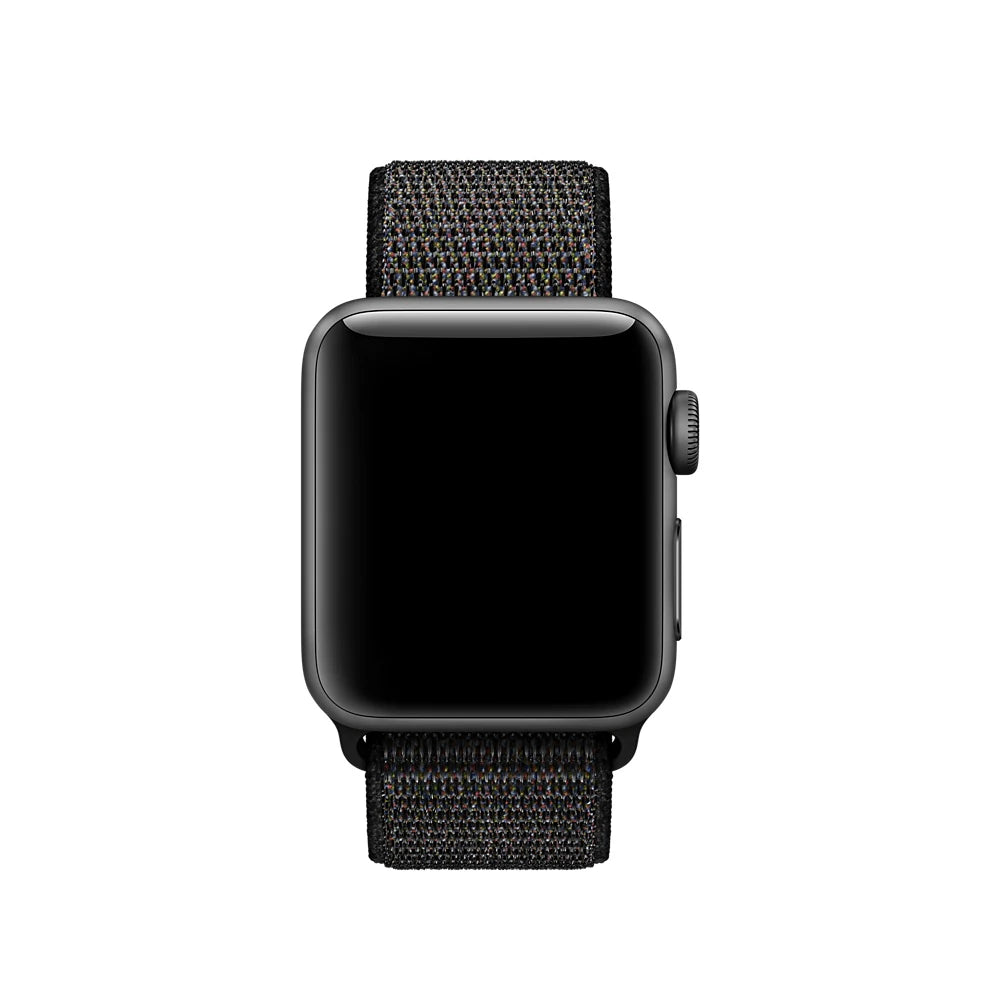 Ally Apple Watch 7-8 45mm 6-5-4 44mm Watch Ultra 49mm Kayış Kordon Spor Loop 3-2-1 42mm-(5775) - Mavi