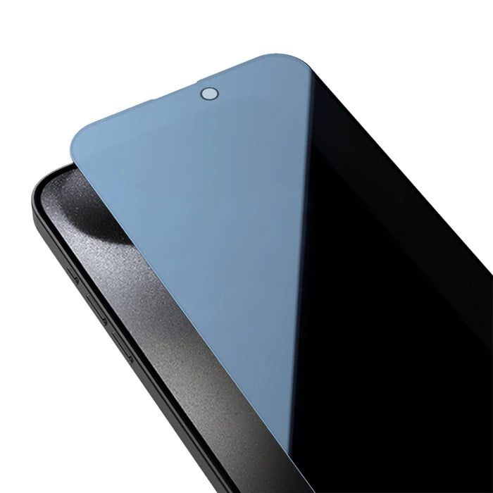 ALLY İPhone 15 3D Full Privacy Gizlilik Cam Ekran Koruyucu Anti-Spy-(5775) - Siyah