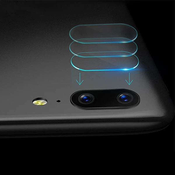 Gor Oneplus 6 Nano Kamera Koruyucu 3 Adet Set-(5775) - Şeffaf 2