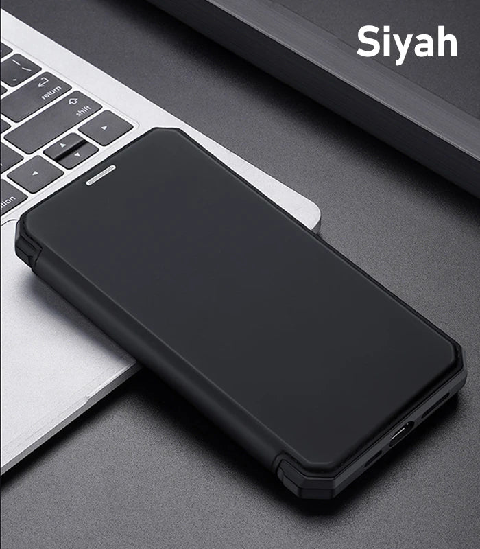 DUX DUCİS iPhone 12 Mini Kılıf Mıkantıslı Kapaklı Flip Cover Kılıf Skin X Series Flip Case-(5775) - Pembe