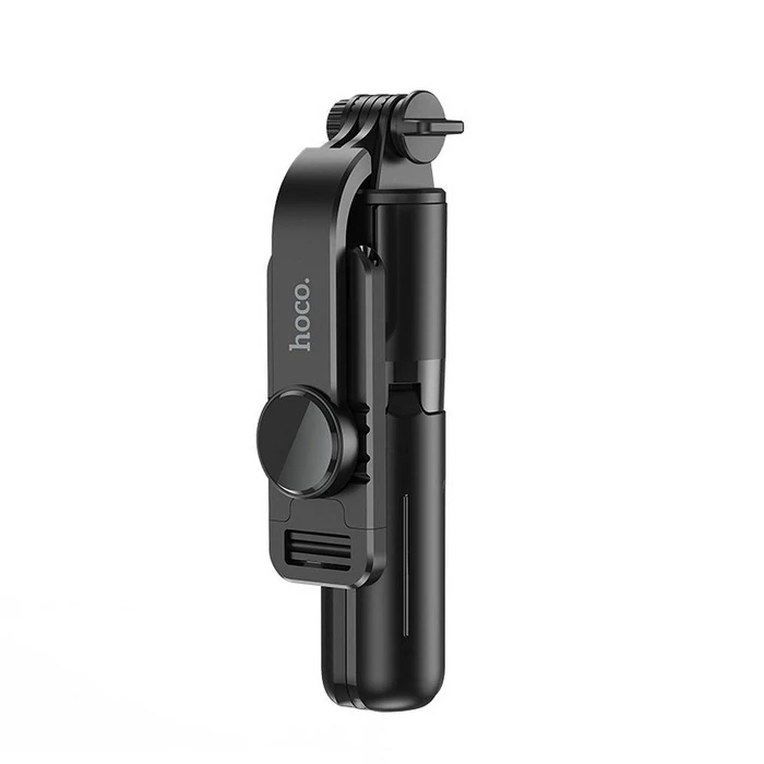 HOCO K17 Bluetooth Uzaktan Kontrol Selfie Çubuğu Tripod Mini Canlı Yayın Standı-(5775) - Siyah