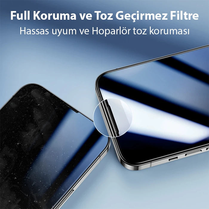 Ally iPhone 14 Pro Full Hd Kırılmaz Cam Ekran Koruyucu-(5775) - Şeffaf 2
