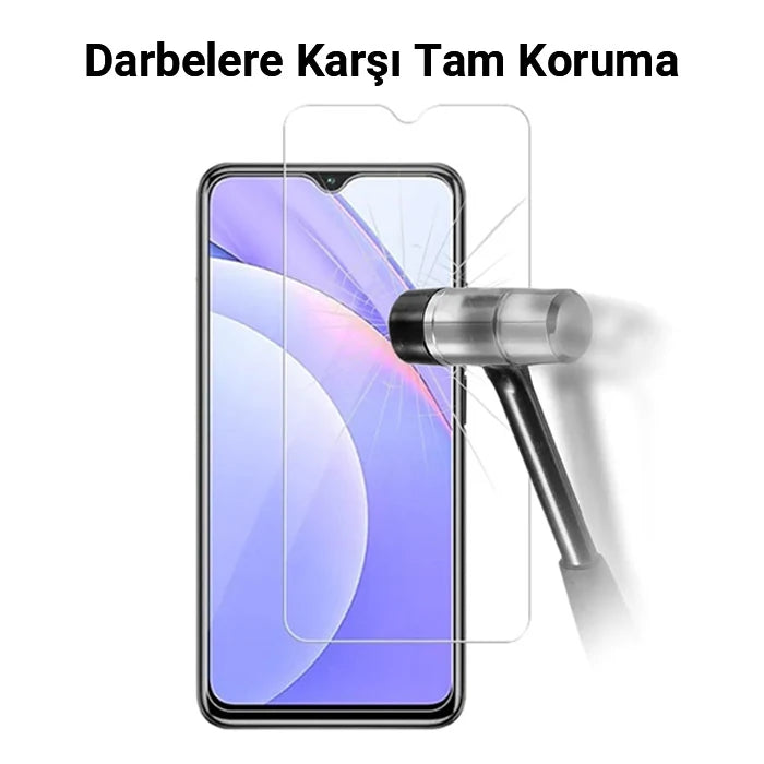 ALLY Xiaomi Redmi 9T Tempered Kırılmaz Cam Ekran Koruyucu-(5775) - Şeffaf 2