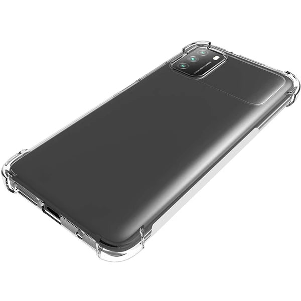Xiaomi POCO M3 Kamera Korumalı Shockproof Darbe Emici Silikon Kılıf-(5775) - Şeffaf 2