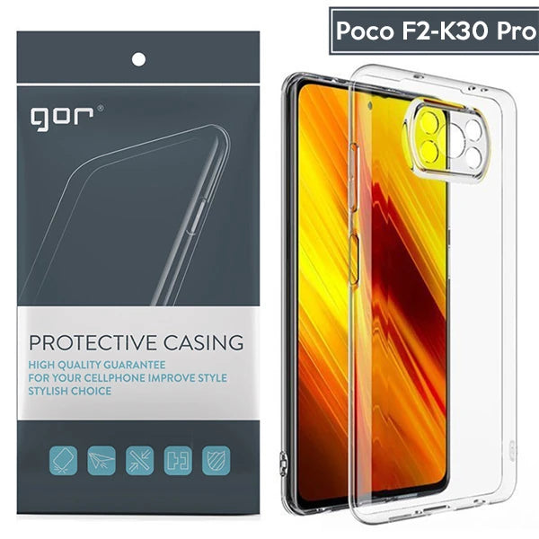 GOR Xiaomi Poco X3  Şeffaf Kamera Korumalı Ultra Slim Tpu Kılıf-(5775) - Şeffaf 2