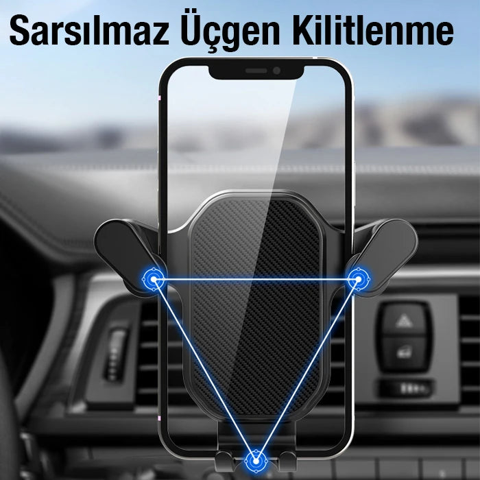 ALLY Z1S Araç İçi Havalandırma Telefon Tutucu-(5775) - Siyah