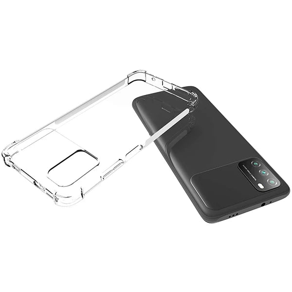 Xiaomi POCO M3 Kamera Korumalı Shockproof Darbe Emici Silikon Kılıf-(5775) - Şeffaf 2