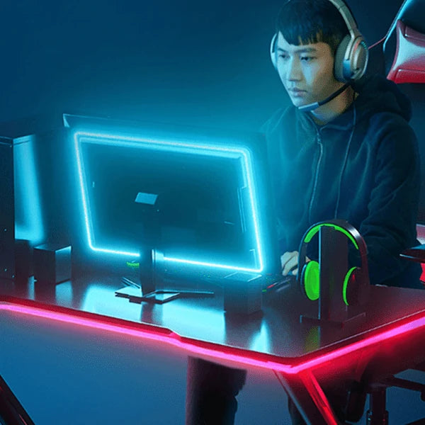 BASEUS Game Light RGB 5050 Esnek Oyuncu Pc LED Şerit Işık 5W15 m-(5775) - Siyah