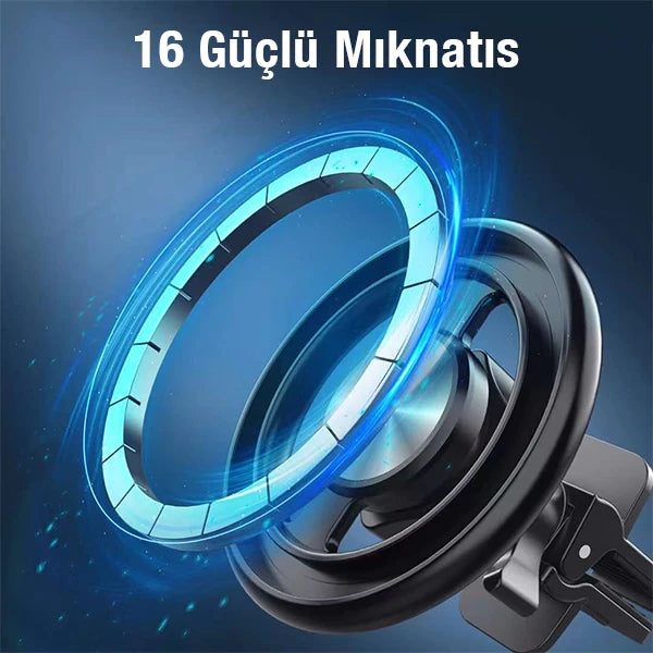 Ally HL-153A Mıknatıslı Araç Havalandırma Telefon Tutucu-(5775) - Siyah