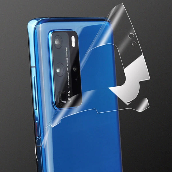 Huawei P30 Pro Hidrojel Hayalet Arka Tam Kaplama Film-(5775) - Şeffaf 2
