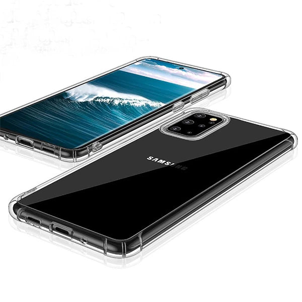 Ally Samsung Galaxy S20+ PLUS Anti-Drop Darbe Emici Silikon Kılıf-(5775) - Şeffaf 2