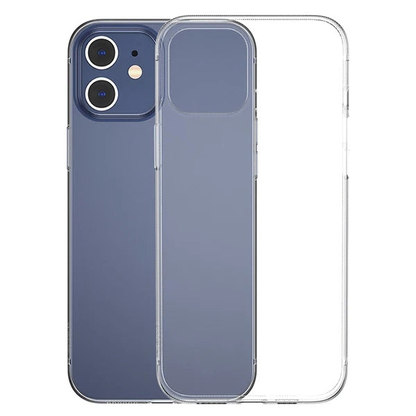 Baseus Simple Case İPhone 12 Mini 5.4 İnce Silikon Şeffaf Kılıf-(5775) - Şeffaf 2