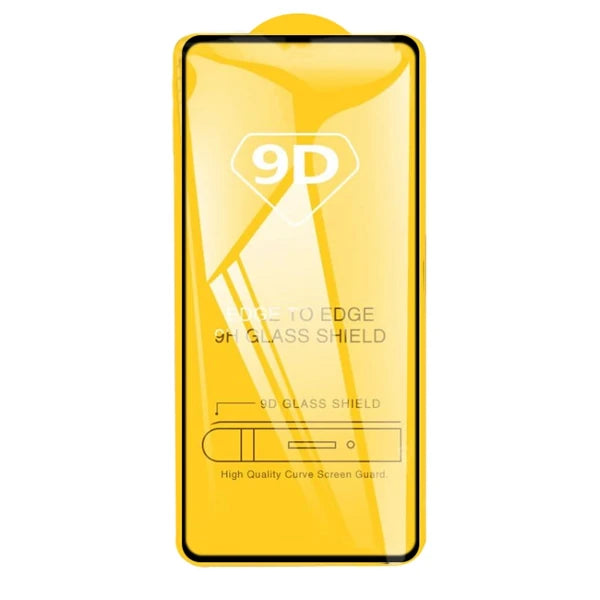 SM Galaxy A72 9D Full Glue Tempered Cam Ekran Koruyucu-(5775) - Siyah