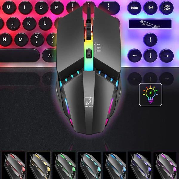 ALLY K3  Işıklı Kablolu Oyuncu- Gaming Mouse-(5775) - Siyah