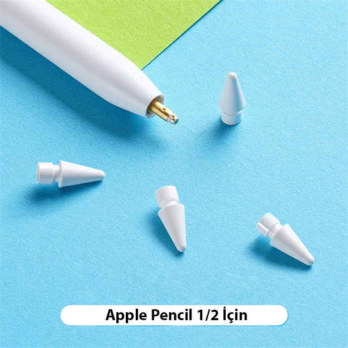 Dux Ducis Apple Pencil İçin Yedek Uç 2 Adet-(5775) - Beyaz