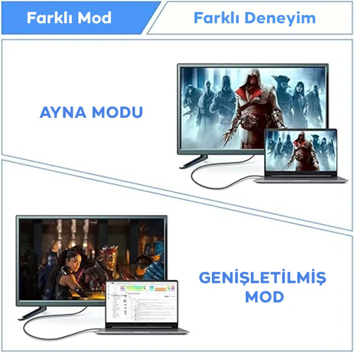 ALLY HDMI To HDMI 8K 2.1UHD Mıknatıs Başlıklı Çevirici Otg Adaptör-(5775) - Füme