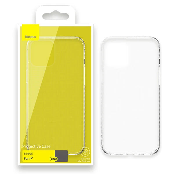 Baseus Simple Case İPhone 12 Mini 5.4 İnce Silikon Şeffaf Kılıf-(5775) - Şeffaf 2