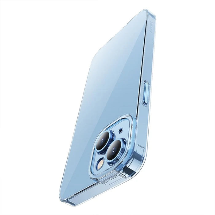 Baseus Simple Case iPhone 14 6.1 Kamera Korumalı İnce Silikon Şeffaf Kılıf-(5775) - Şeffaf 2