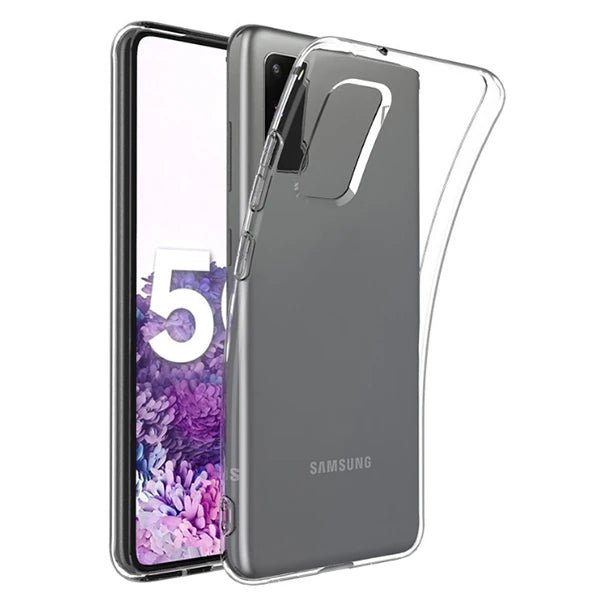 SM Galaxy S20/ S2 Lite 2.0mm Şeffaf Silikon kılıf Shockproof kılıf -> ŞEFFAF-(5775) - Şeffaf 2