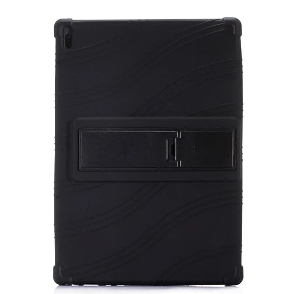 Lenovo Tab 4 10 (tb-X304X704 Standlı Silikon Kılıf-(5775) - Mavi