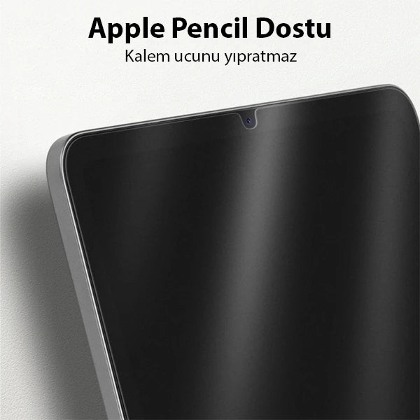 ALLY iPad Mini 6 (2021) ve Mini 7 (2024) Paper Like Film Darbe Emici Pet Ekran Koruyucu-(5775) - Şeffaf 2