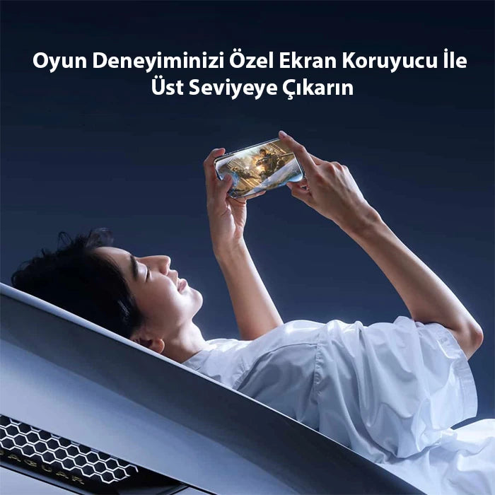 Baseus Crystalline iPhone 14 Pro için Parlama Önleyici Tempered Cam Ekran Koruyucu-(5775) - Şeffaf 2