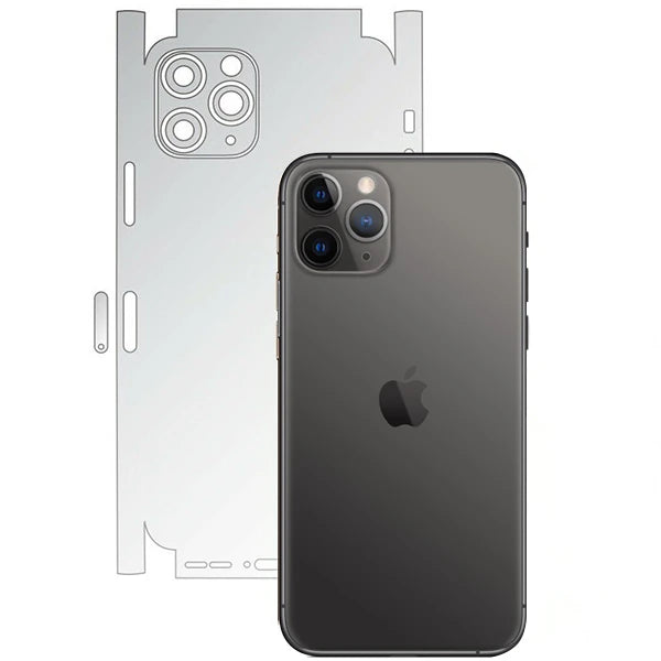 İPhone 11 Pro Max 6.5 Hidrojel Hayalet Arka Yan Tam Kaplama Koruyucu Film-(5775) - Şeffaf 2