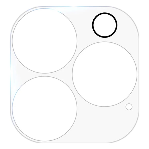 GOR İPhone 13 Pro 13 Pro Max 3D Tempered Cam Kamera Koruyucu 2Adet Set-(5775) - Şeffaf 2